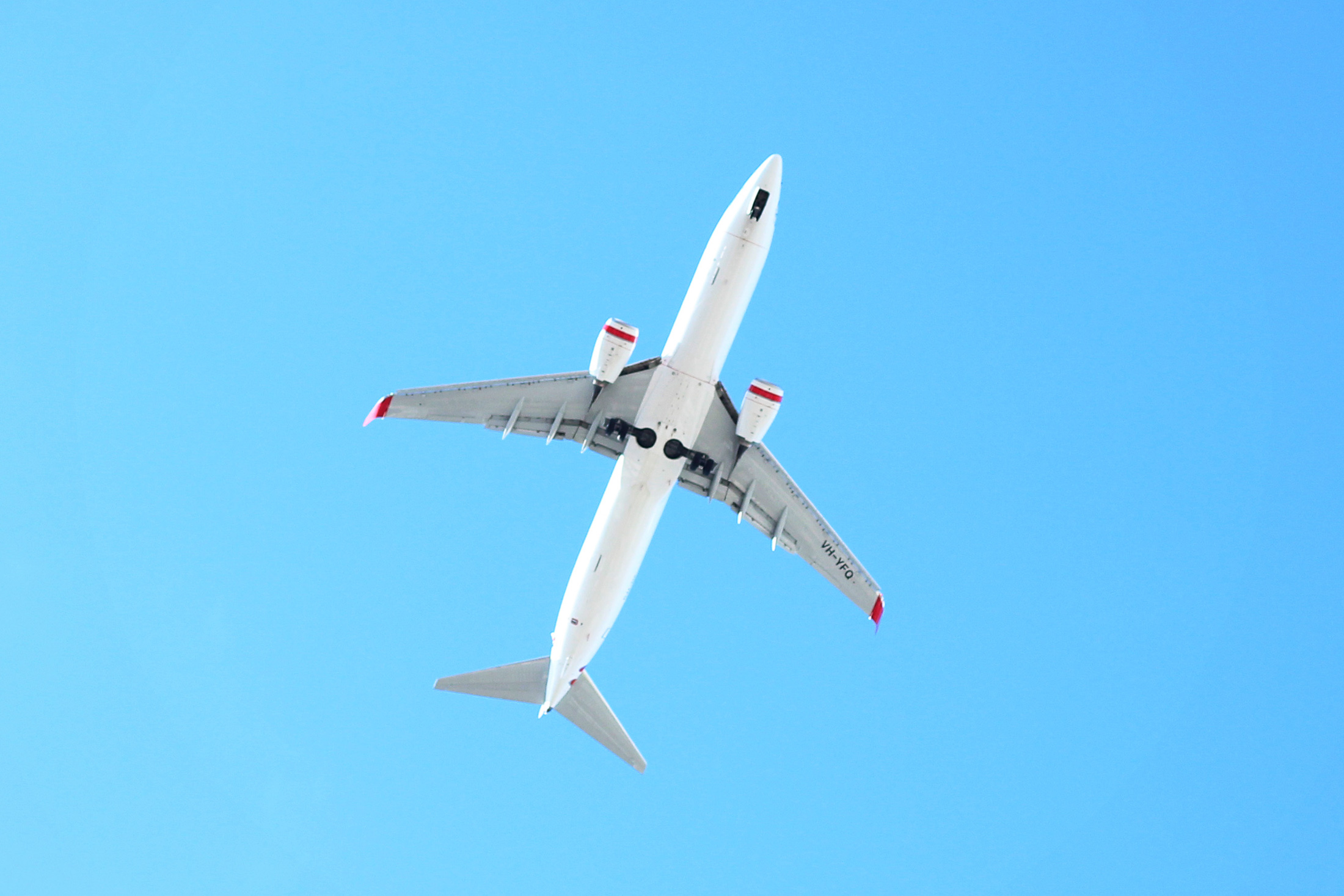 Aeroplane flying overhead