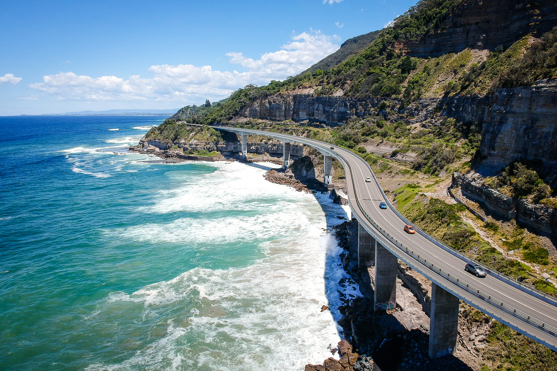 The Sea Cliff Bridge on Grand Pacific Drive, NSW