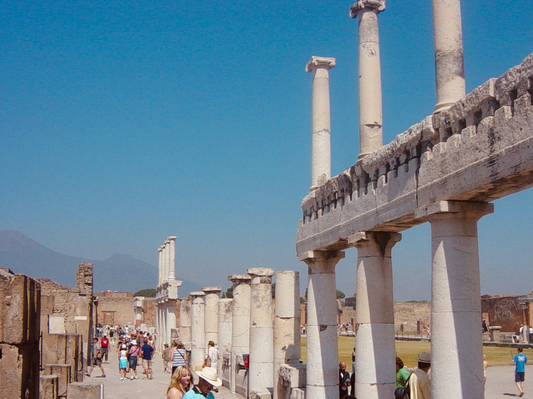 Pompeii archaeological site in Italy