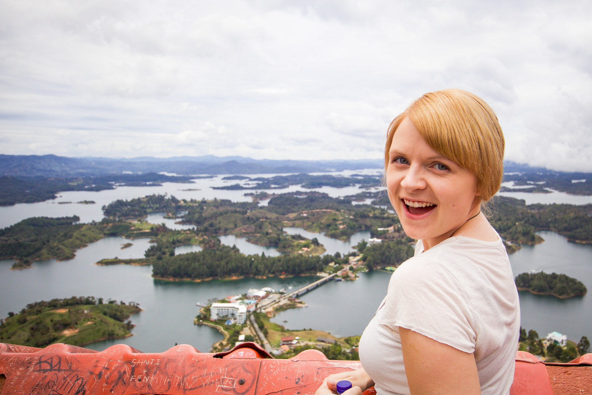 Visiting El Peñol + Guatapé on a day tour from Medellin