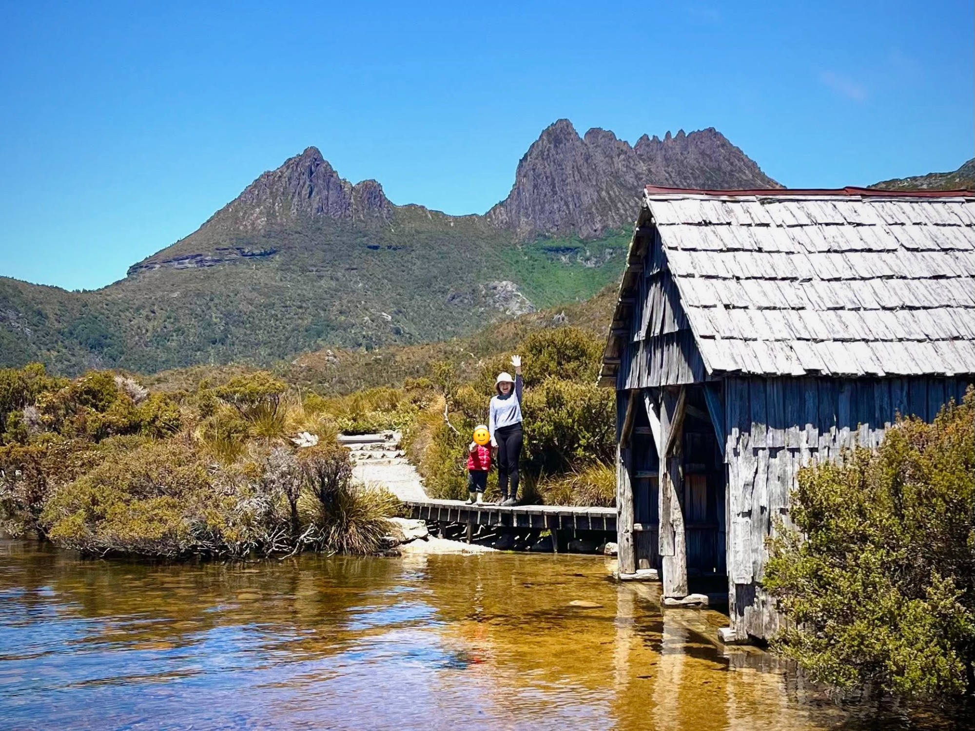 Dove Lake Boatshed at Cradle Mountain in Tasmania