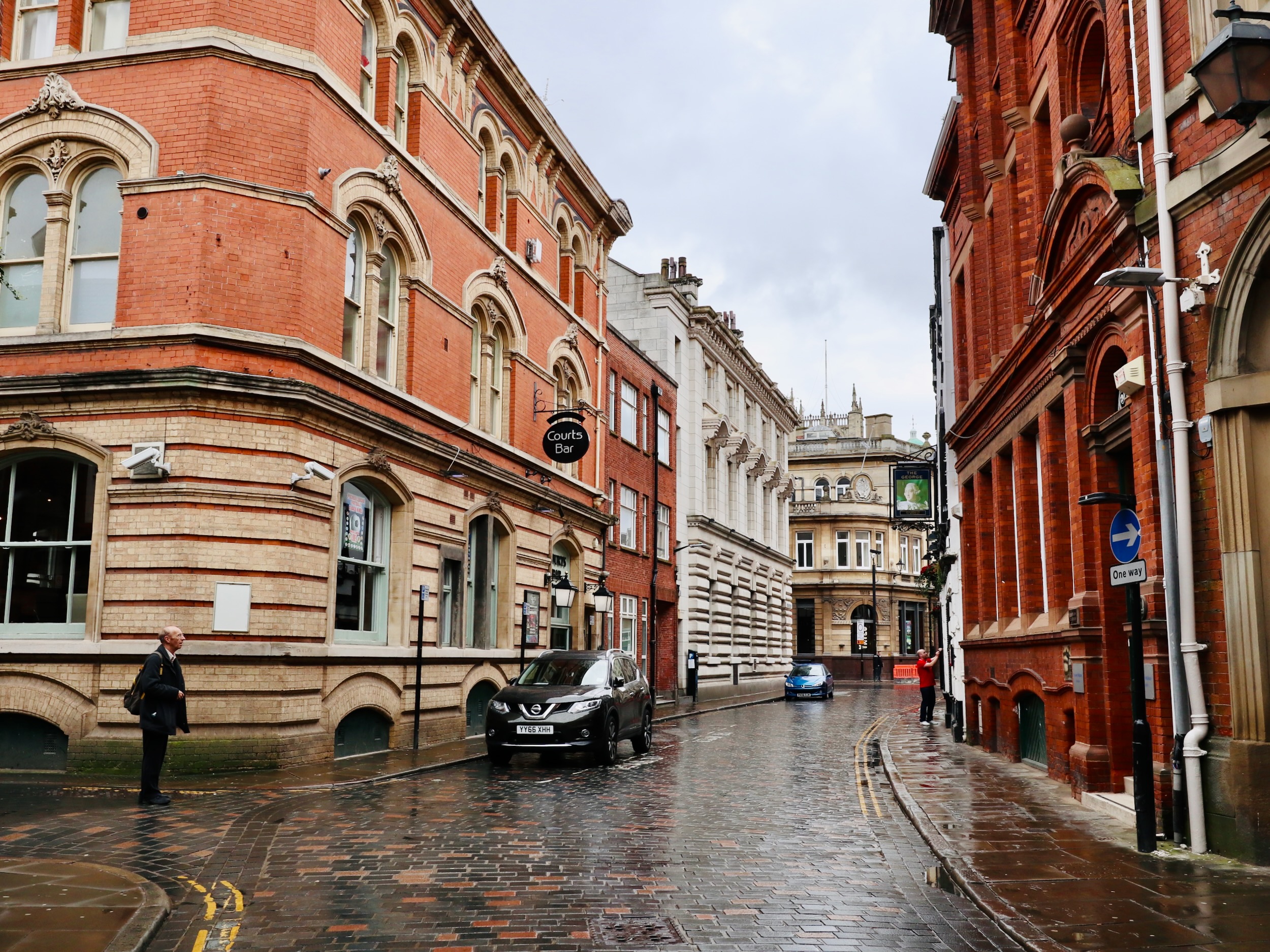 Hull Old Town in England, UK